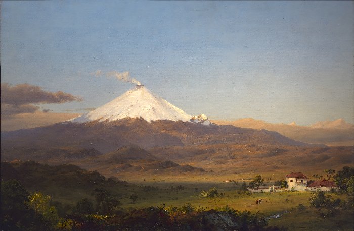 Cotopaxi, Frederic Edwin Church  from Smithsonian