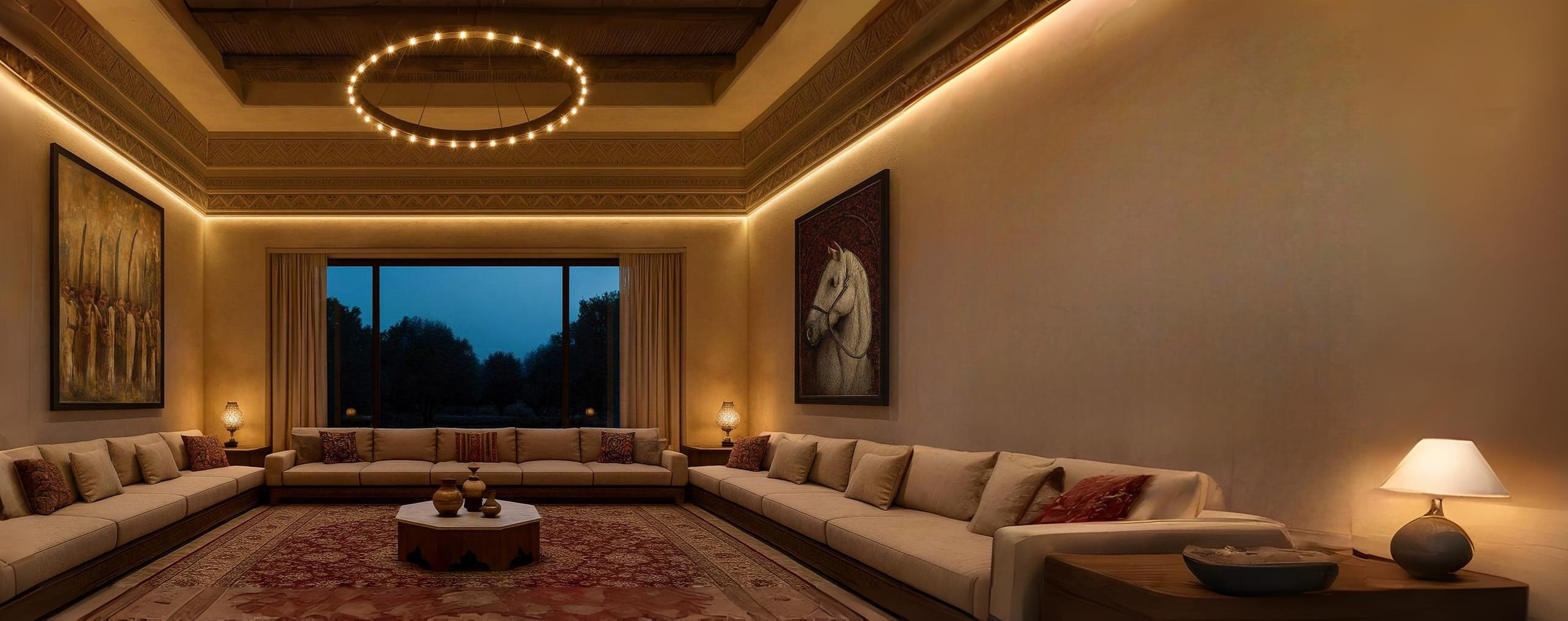 لوحات قماشية مؤطرة